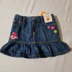 Gymboree Smart and Sweet adjustable waist size 4 skort NWT